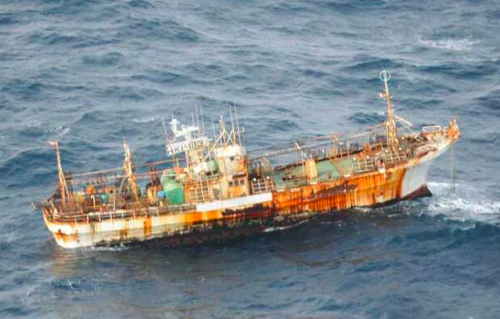 Tsunami Debris Includes Ghost Tuna Boat