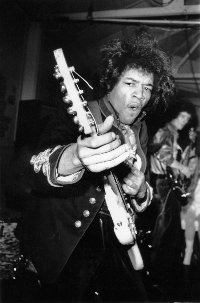 Jimi Hendrix & BB King in 1968