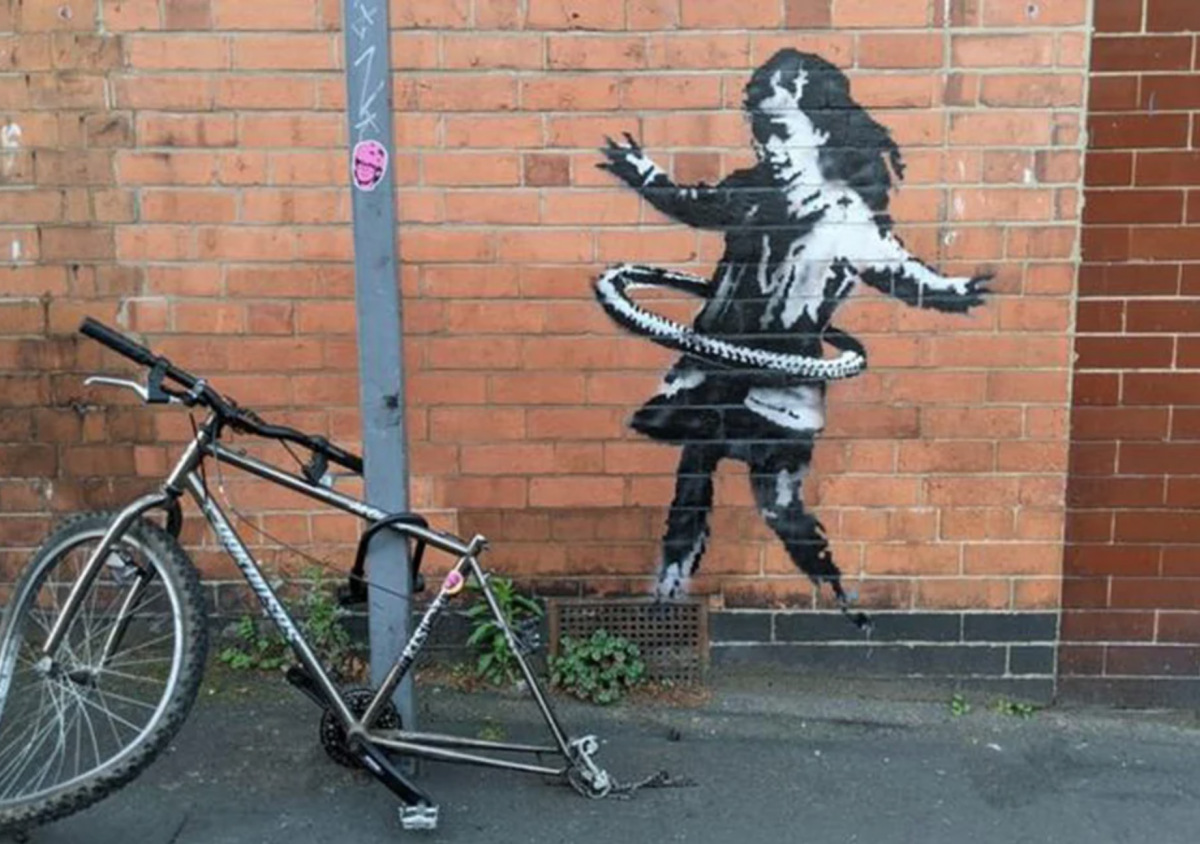 Banksy Hula Hoop Girl